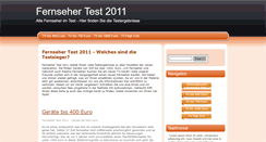 Desktop Screenshot of fernseher-test-2011.de-info.eu