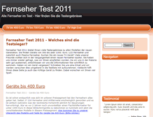 Tablet Screenshot of fernseher-test-2011.de-info.eu